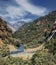 Beautiful nuranang waterfall or Jang fall and tawang river valley in arunachal pradesh in north east india