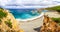 Beautiful ocean coastline panorama in Costa Paradiso, Sardinia