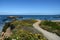 Beautiful ocean views along the Pacific Coast, CA, USA