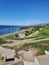 Beautiful oceanside beach in San Pedro, CA