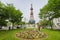 The beautiful Odori Park with TV Tower