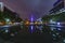 The beautiful Odori Park with TV Tower at night