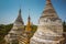 Beautiful old buddhist stupas and pagodas in Bagan, Myanmar