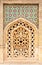 Beautiful old decorated painting mosaic and marble latticed wind