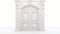 Beautiful Old Door 3d Model - White Neo-classicism Symmetrical Asymmetry