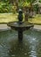 Beautiful old fountain in a park san miguel azores