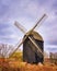 Beautiful old historic post windmill