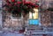 A beautiful old house entrance in Corfu, Greece