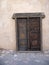 Beautiful old original wooden door. Nizwa , Oman