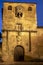 Beautiful old stone palace in Caceres, Spain