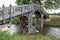 Beautiful old wooden bridge