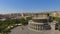 Beautiful Opera house in Yerevan town, architecture in Armenia, aerial view