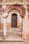 Beautiful ornate archway and door in Lakshmi Temple in India