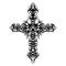 Beautiful ornate cross. Sketch vector illustration