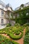 Beautiful ornate gardens of Carnavalet museum
