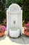 Beautiful Ottoman Style Marble Faucet Water Tap in Turkish Garden