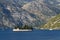 Beautiful Our Lady of the Rocks island in the Bay of Kotor