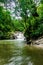 Beautiful outdoor view of the Minca waterfall, Santa Marta, Colombia