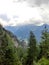 Beautiful outlook from a mountain at Berchtesgaden, Germany