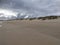 Beautiful overcast sky on the beach at Stilbaai, South Africa