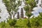 Beautiful pagodas hindu temples, Nusa Penida-Bali, Indonesia