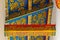 Beautiful paintings at the ceiling of Vihara Phra Buddhasaiyat(Sermon Hall of the Reclining Buddha) at Wat Rajorasaram