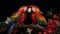 Beautiful pair of Scarlet macaw