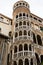 Beautiful Palazzo Contarini del Bovolo, best known for the external spiral staircase, Venice, Italy