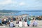 Beautiful panorama of Bergen seen from Mount Floyen