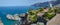 Beautiful panorama the coast of Puerto de Santiago and Los Gigantes rocks