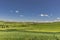 Beautiful panorama of the Crete Senesi in Italy