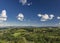 Beautiful panorama of the Crete Senesi in Tuscany, Italy