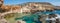 Beautiful panorama of Ghar Lapsi in Southern Malta, diving place