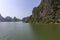 Beautiful panorama of Ha Long Bay Descending Dragon Bay popular tourist destination in Asia. Vietnam