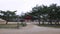 Beautiful panorama on Historic ancient building in park, Seoul, South Korea