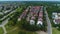 Beautiful Panorama Houses Estate Ostroleka Krajobraz Domy Aerial View Poland