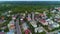 Beautiful Panorama Houses Estate Ostroleka Krajobraz Domy Aerial View Poland
