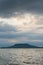 Beautiful panorama with lake Balaton