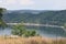 Beautiful panorama at Lake Edersee in Germany