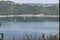 Beautiful panorama at Lake Edersee in Germany