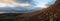 Beautiful panorama landscape of volcanic island Lanzarote