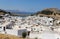 Beautiful panorama of Lindos, Rhodos