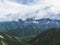 Beautiful panorama from the moutain peak. Seoraksan National Park