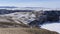 A beautiful panorama of the Olkhon island. Frozen Lake Baikal