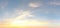 Beautiful panorama of orange and yellow cloudscapes at sunrise/sunset  on a blue sky in high resolution