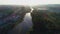 Beautiful Panorama River Brda Bydgoszcz Rzeka Aerial View Poland