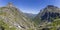 Beautiful panorama of serpentine mountain road Trollstigen