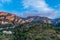 Beautiful panorama of the town Deia on Mallorca, Spain