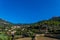Beautiful panorama of the town Estellencs on Mallorca, Spain