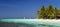 Beautiful panorama of tropical island